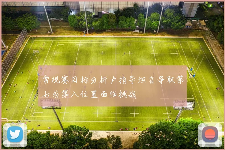 常规赛目标分析卢指导坦言争取第七或第八位置面临挑战